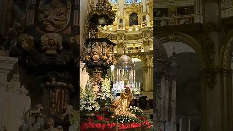 Inside Cathedral at Granada Built in the 1500's