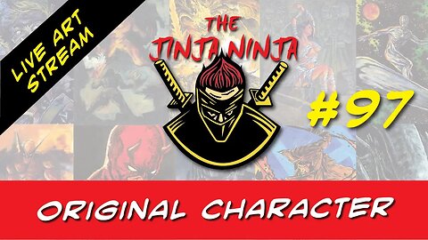 The Jinja Ninja Live Art Stream #97 Original Character