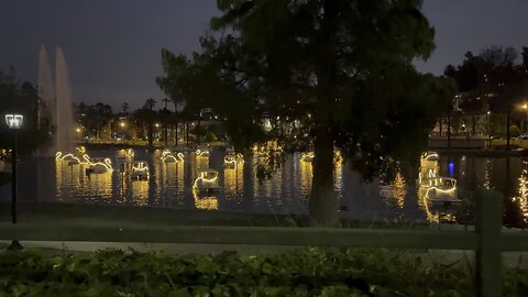 Echo Park Lake Swan Boats