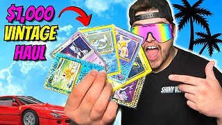 I Bought $1,000 Worth Of Vintage Pokemon Cards Online