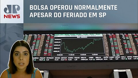 Ibovespa sobe 1,10% no feriado e rompe a casa dos 114 mil pontos