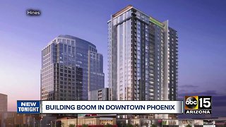 Building boom in downtown Phoenix