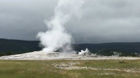 Amazing Hot springs, Geysers, Mud-pots, and Fumaroles at Yellowstone National Park.
