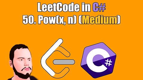 LeetCode in C# | 50. Pow(x, n)