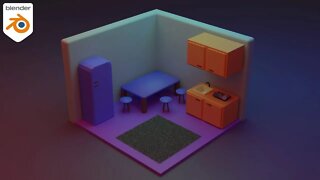 Let's create an isometric room #blender