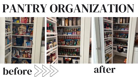 Pantry Organization Ideas | REUSED CHIP BOX | ADDING EXTRA SHELVES