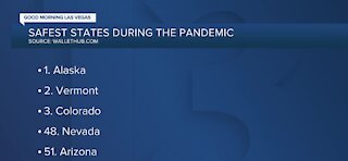 Nevada one of the least safest states during the pandemic