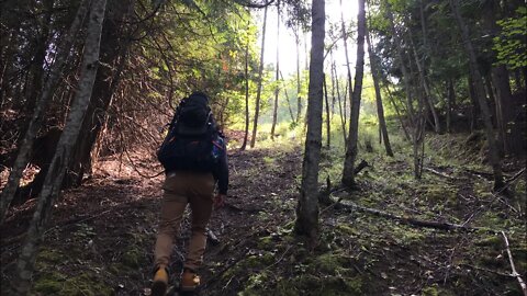 Hiking with Selkirk Range Sasquatch