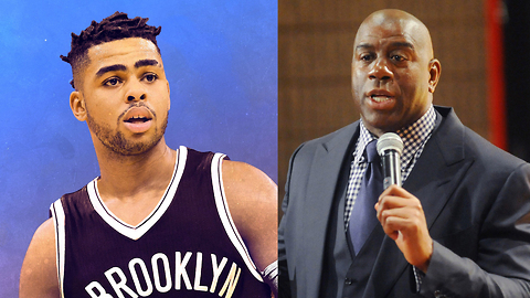 Magic Johnson DISSES D'Angelo Russell for No Damn Reason