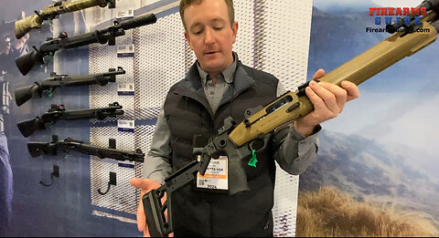 Beretta 1301 Tactical Mod.2 FDE Shotgun with Folding Stock & Suppressor - SHOT Show 2024
