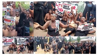 Nasarawa Women Strip Naked To Protest,Hurl Curses At Alleged Electoral Fraudsters