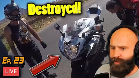 🔴 99lives Motorcycle Crashes & Close Calls Reviewed / LIVE Riding SMART Ep. 23