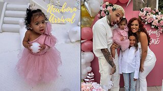 Chris & Diamond Brown Host Daughter Lovely's 1st B-Day Party! 🎂