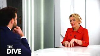 Russian MFA Spokeswoman Maria Zakharovas interview to Jackson Hinkle March 202 PREVOD SR
