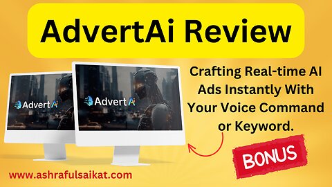 AdvertAi Review ⚠️ Full OTO Details + Bonus — (App By Venkatesh & Visves)