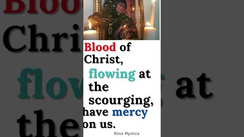 Blood of Christ, flowing at the scourging, have mercy on us #shorts