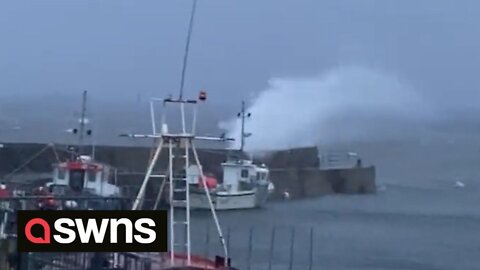 High winds and dangerous conditions of Storm Corrie cause chaos in Scotland