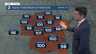 Record breaking heat likely Wednesday