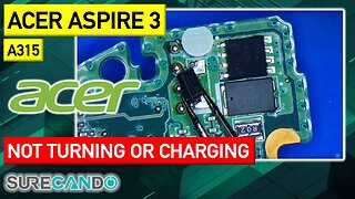 Acer Aspire 3 A315 Not charging or turning on. Faulty charger_ Full disassembly. - 2022-10-26