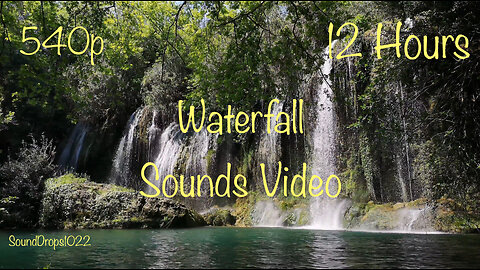 Obtain A Sense Of Peace To 12 Hours Of WaterFall Sounds Video