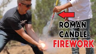 Catching Fireballs from a Roman Candle (4500 degrees!)