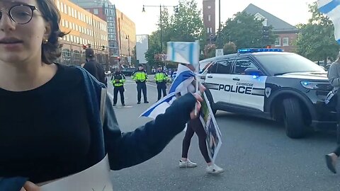 pro-israel protest in Cambridge