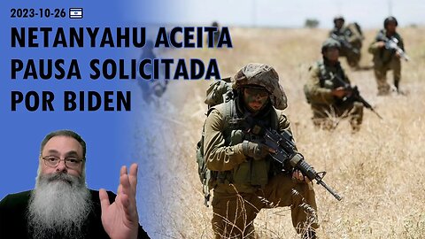 #Israel 2023-10-26: ISRAEL ADIA entrada na FAIXA de GAZA até AMERICANOS trazerem SISTEMAS de DEFESA