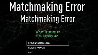 It looks like the release, of Payday 3 is unplayable online.