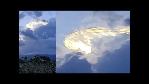 Glowing Disk Over Clouds In Taiwan, July 29, 2024, UFO UAP Sighting News.