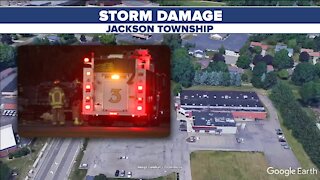 Storms leave path of damage in Jackson Township