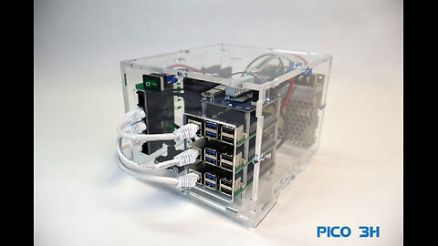 PicoCluster Raspberry PI5 3H cluster