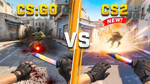 Counter Strike 2 VS Counter Strike ( CS2 vs CSGO )