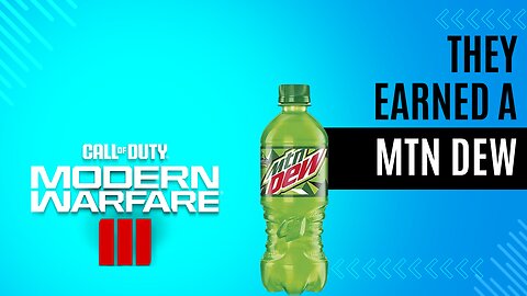 Seeing who is earning a MTN DEW in Call of Duty