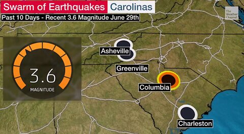 Mystery Surrounds Intensifying 'Earthquake Swarm' Shaking South Carolina