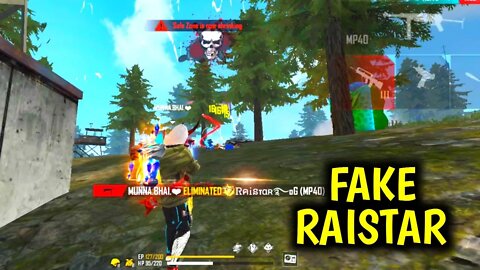 I KILL FAKE RAISTAR || OP RANK PUSH - ROCK MUNNA GAMING