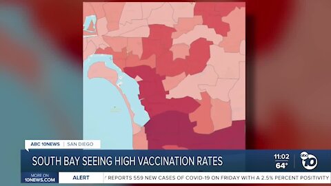 South Bay one of most vaccinated regions in the county