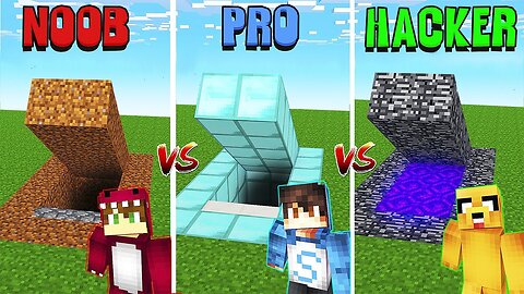 Minecraft NOOB vs PRO vs Hacker