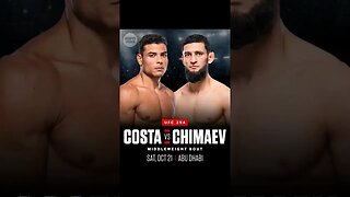 IT'S OFFICIAL Paulo Costa vs Khamzat Chimaev! 🤯 #UFC294
