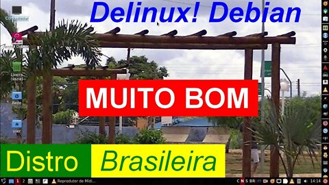 Delinux! Distro Linux Brasileira Gratuita Debian. Para Educação, Escolas, Produção e toda a Família