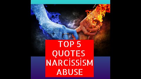 Top 5 Quotes about Narsissism, Emotional Abuse, Toxic Relationships. Letting go of the toxic...!!!