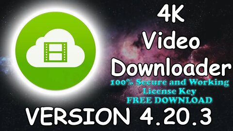 4K Video Downloader 4.20.3.4840|New Version|Fast Installation|On Windows 7/8/10/11|