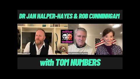 Dr Jan Halper-Hayes & Rob Cunningham with Tom Numbers