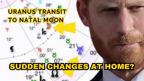 Uranus Transiting Natal Moon | Unexpected Changes to Home