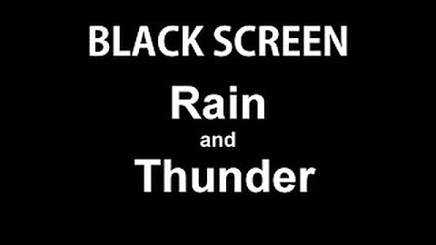 Heavy Rain and Thunder Sounds | Sleeping | Studying | 10 hours | Black Screen