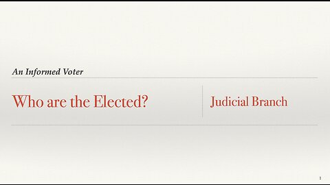 Who are the Elected? Oregon Judicial Branch - Skeet Arasmith