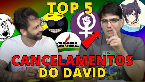TOP 5 VEZES QUE O DAVID FOI CANCELADO