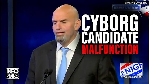 Americans Shocked As Cyborg Candidate John Fetterman Malfunctions During Debate Against Dr. Oz