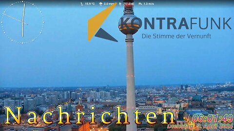 Kontrafunk Nachrichten Radio 09.April 2024 - 06:00 Uhr #news, #habeck, #baerbock, #scholz