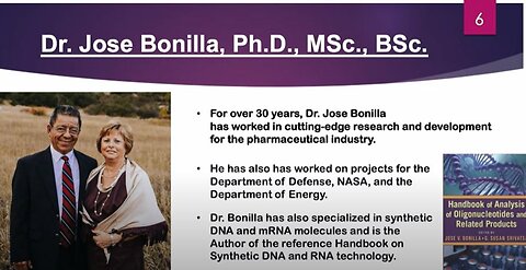 Assault on our DNA Conference Speaker Dr. Jose Bonilla, part 1