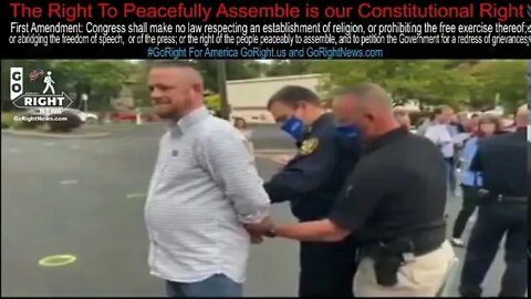 Arrested For Protesting the Gospel Peacefully